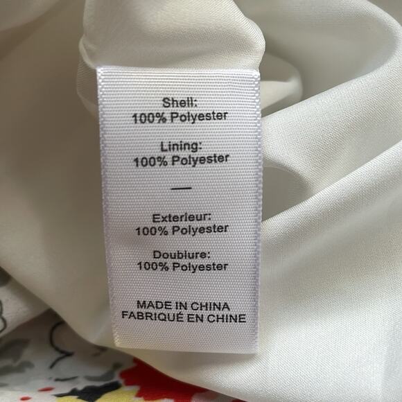 Likely Floral Vera Dress Ivory/red Multi - Picture 14 of 16